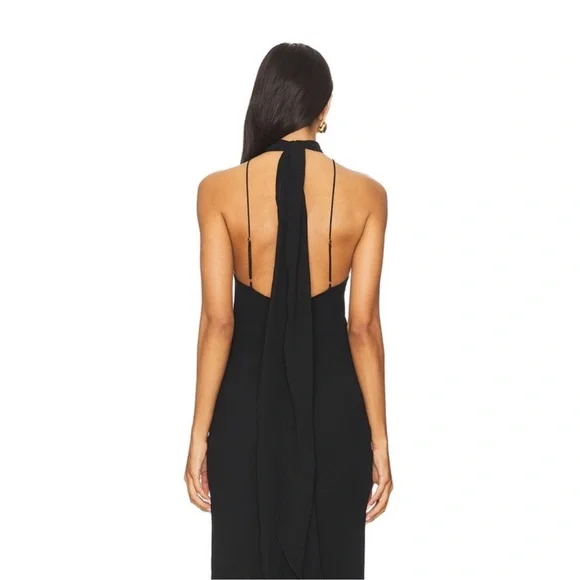 Zara Black Backless Dress